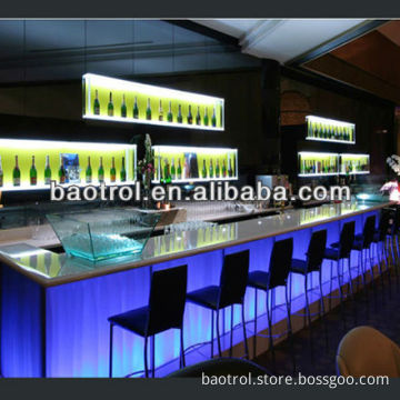 Led Lighting Design Solid Surface Bar table top